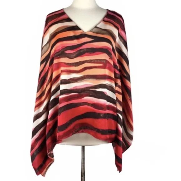 Dana Buchman Silky Poncho Style Top Plus Size 2XL - Picture 6 of 9